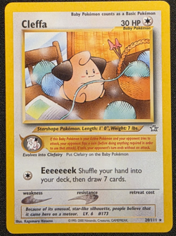 Cleffa 20/111 Pokemon Neo Genesis Unlimited LP - Image 1