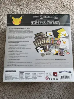 Pokemon TCG - Pokemon Center Celebrations Elite Trainer Box SEALED - IMPERFECT - Image 5