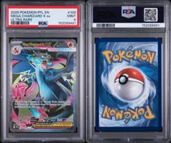 Pokemon TCG Mega Charizard X ex 109/094 Ultra Rare Holo PSA 9 - Image 3