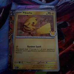 Pikachu 051/162 30th Anniversary Stamped 2026 Pokemon Day Promo - Image 1