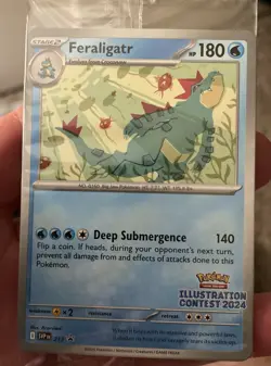 2024 Pokemon Illustration Contest Promos Sealed (Feraligatr/Pikachu/Toxtricity) - Image 1
