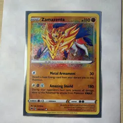 The Pokemon Company Pokemon TCG Zamazenta 102/185 Swsh04 Amazing Rare Holo Eng - Image 1
