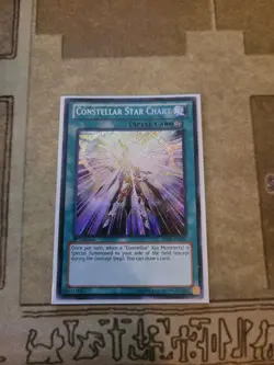 YUGIOH CONSTELLAR STAR CHART HA07-EN027 SECRET 1ST ED NM - Image 1