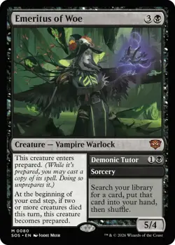 Emeritus of Woe - Secrets of Strixhaven Near Mint MTG - Image 1