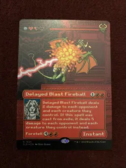 Delayed Blast Fireball (Rainbow Foil) Secret Lair Drop Foil - Image 1