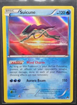 Suicune 30/122 XY Breakpoint Holo Rare Pokemon 2016 - Image 1