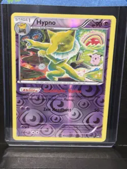 Hypno 51/122 XY BreakPoint Reverse Holo Tomokazu Komiya Pokemon TCG - Image 1