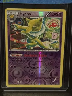 Hypno 51/122 XY BreakPoint Reverse Holo Tomokazu Komiya Pokemon TCG - Image 2