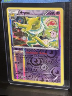Hypno 51/122 XY BreakPoint Reverse Holo Tomokazu Komiya Pokemon TCG - Image 3