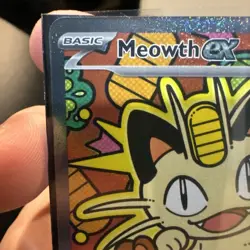 Pokemon Perfect Order Meowth EX SIR Special Illustration Rare 121/088 - Image 4