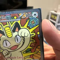 Pokemon Perfect Order Meowth EX SIR Special Illustration Rare 121/088 - Image 5