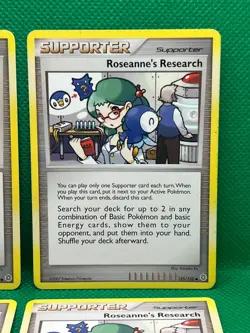 Pokemon Tcg Roseanne's Research 125/132 Secret Wonders Non Holo x4 - Image 3