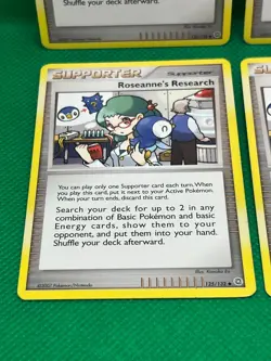 Pokemon Tcg Roseanne's Research 125/132 Secret Wonders Non Holo x4 - Image 4