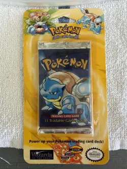 Heavy Factory Sealed Pokemon Shadowless Blister Pack - Image 1