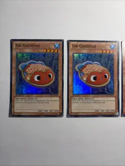 Yugioh! 3x Tin Goldfish HA07-EN037 Super Rare 1st Ed - VLP - Image 3