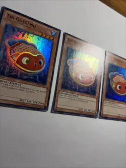 Yugioh! 3x Tin Goldfish HA07-EN037 Super Rare 1st Ed - VLP - Image 5