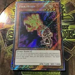 Fire Hand 1st Edition Platinum Secret Rare RA04-EN224 Yu-Gi-Oh! - Image 1