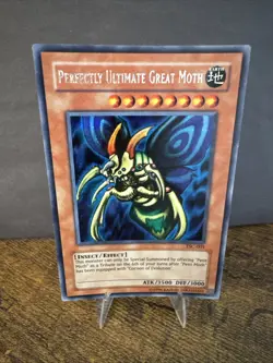 YUGIOH PERFECTLY ULTIMATE GREAT MOTH TSC-001 SECRET UNLIMITED ED NM - Image 1