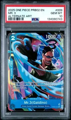 *POP 39*PSA 10 - 2025 One Piece PRB02 The Best Vol. 2 Mr. 3 (Galdino) - SEC Rare - Image 1