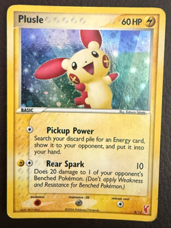 Plusle Pokemon Card - EX Trainer Kit 2 6/12 Holo TCG Card (2006) - Image 1