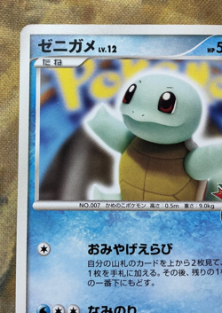 Squirtle 009/DPt-P Pokemon Center 10th Anniversary Japanese Pokemon Card #3002 - Image 3