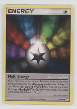 Multi Energy Pokemon Diamond & Pearl Mysterious Treasures #118 2007 - Image 1