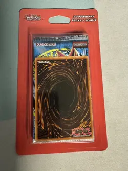 Yugioh Legendary 2 Pack + Bonus Card (One Pack Legend of Blue Eyes White Dragon) - Image 1
