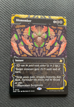 MTG Secrets Of Strixhaven: Mystical Archive Rare 0028 Dismember NM Non-Foil - Image 1