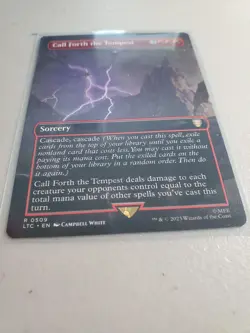Call Forth the Tempest lp/mp (Borderless) Commander: the Lord of the Rings - Image 1
