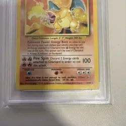 Charizard Holo 4/102 Game Pokemon PSA 8 Base set Unlimited - Image 3