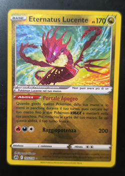 Carta Pokemon ETERNATUS LUCENTE 105/159 Zenit Regale Holo Reverse Rara ITA NM - Image 1