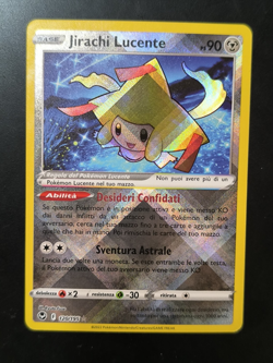 Carta Pokemon JIRACHI LUCENTE 120/195 Tempesta Argentata Holo Shiny Rara ITA NM - Image 1