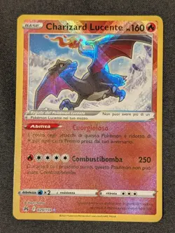 Carta Pokemon CHARIZARD LUCENTE 020/159 Zenit Regale CRZ Holo Rara ITA Near Mint - Image 1