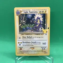 Light Toxtricity SWSH137 Black Star Promos Stamped Celebrations Holo Pokemon - Image 1