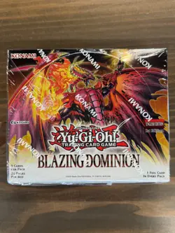 Yugioh Blazing Dominion Booster Box 1st Edition Factory Sealed - Image 1