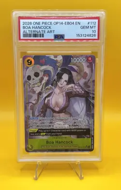 One Piece CCG Boa Hancock OP14-112 Alt Art SR - English - PSA 10 - Image 1