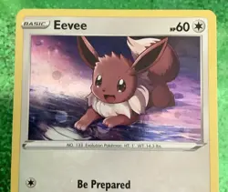 Pokemon Black Star Promo holo card Eevee SWSH127 & code card unused collectable - Image 3