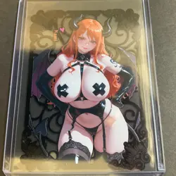 Goddess Story Gold METAL Card - Random Serial Number #/100! Nami Bikini Anime - Image 5