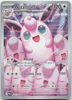 Wigglytuff 105/094 Phantasmal Flames PFL Pokemon Card NM - Image 1