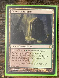 Wizards of the Coast Overgrown Tomb Return to Ravnica Rare Land 243 Regular 2012 - Image 1