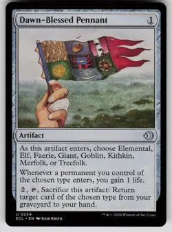 Dawn-Blessed Pennant Normal U Lorwyn Eclipsed 254 NM - Image 1