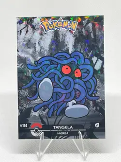 Tangela #114 - Cracked Ice Holo - Crystal Dark Black 2025 - Pokemon Card - Image 1