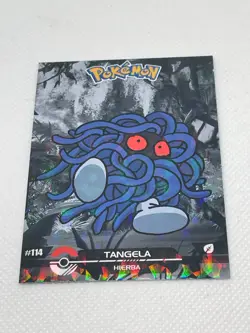 Tangela #114 - Cracked Ice Holo - Crystal Dark Black 2025 - Pokemon Card - Image 4