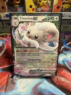 Pokemon Card Cinccino ex - 073/086 - ME04: Chaos Rising (CRI) - Image 3