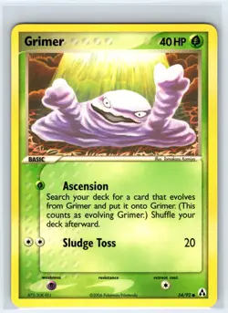 Grimer 54/92 Common Legend Maker Pokemon Lightly Played - Image 1