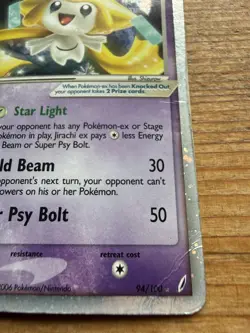 Pokemon TCG Jirachi EX Holo 94/100 Holo Rare Heavy Play/Damaged - Image 5
