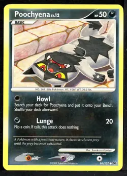 Poochyena 86/127 (LP) - Platinum - Non-Holo - Image 1