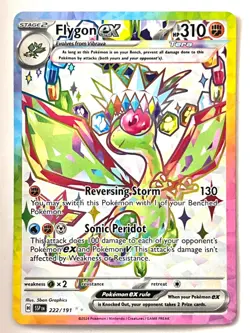 Flygon ex 222/191 Ultra Rare Surging Sparks Pokemon TCG Pack Fresh Near Mint NM - Image 1