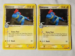 Played (LP) Croconaw - Non-Holo #27 Dragon Frontiers Pokemon TCG - Image 1