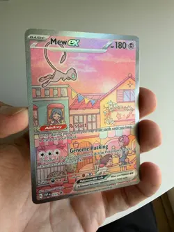 Pokemon Mew ex SVP 053 Black Star Promo Full Art. - Image 1